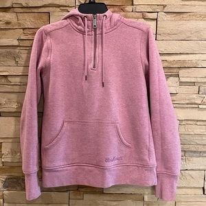 Carhartt Women’s Pink Half Zip Hooded Sweatshirt!